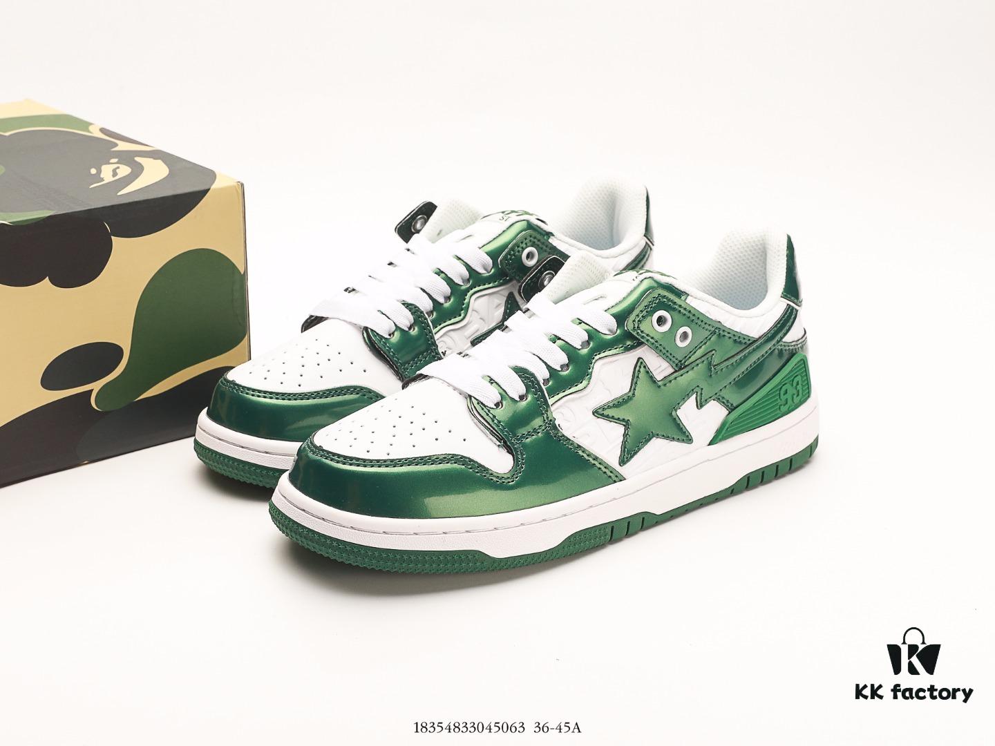 Ape Head Bape S Classic Casual Sports Skate Shoes, Iconic Ape Face Design, Authentic Silhouette, Sea Glass Insole, Full-Length Air Cushion Insert, Premium Full Packaging Includes Customized Ape Logo Dust Bag