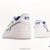 Bape x Nike Air Force 1'07 Low A BATHING APE Monkey Head, Low-Top Casual Skate Shoes, Color-Blocked Lace-Up Sneakers