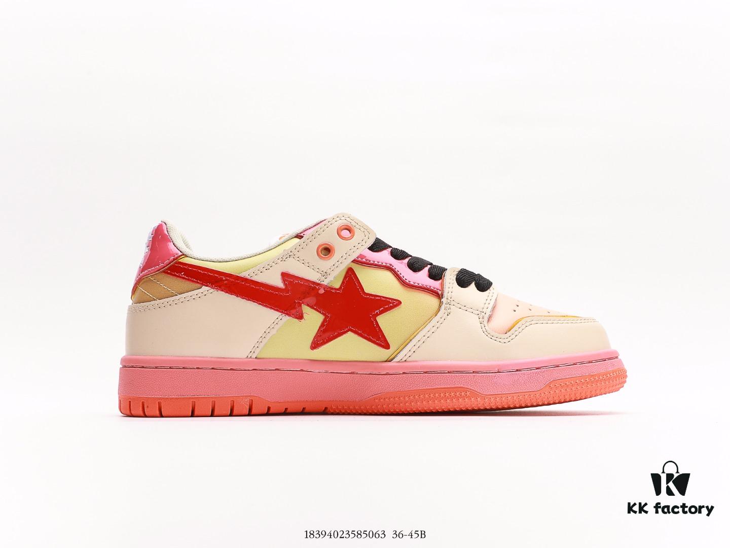 Ape Head Bape Sta Low Men's Classic Patent Leather Ape Logo Low-Top Sneakers, Celebrity Style Casual Sports Shoes