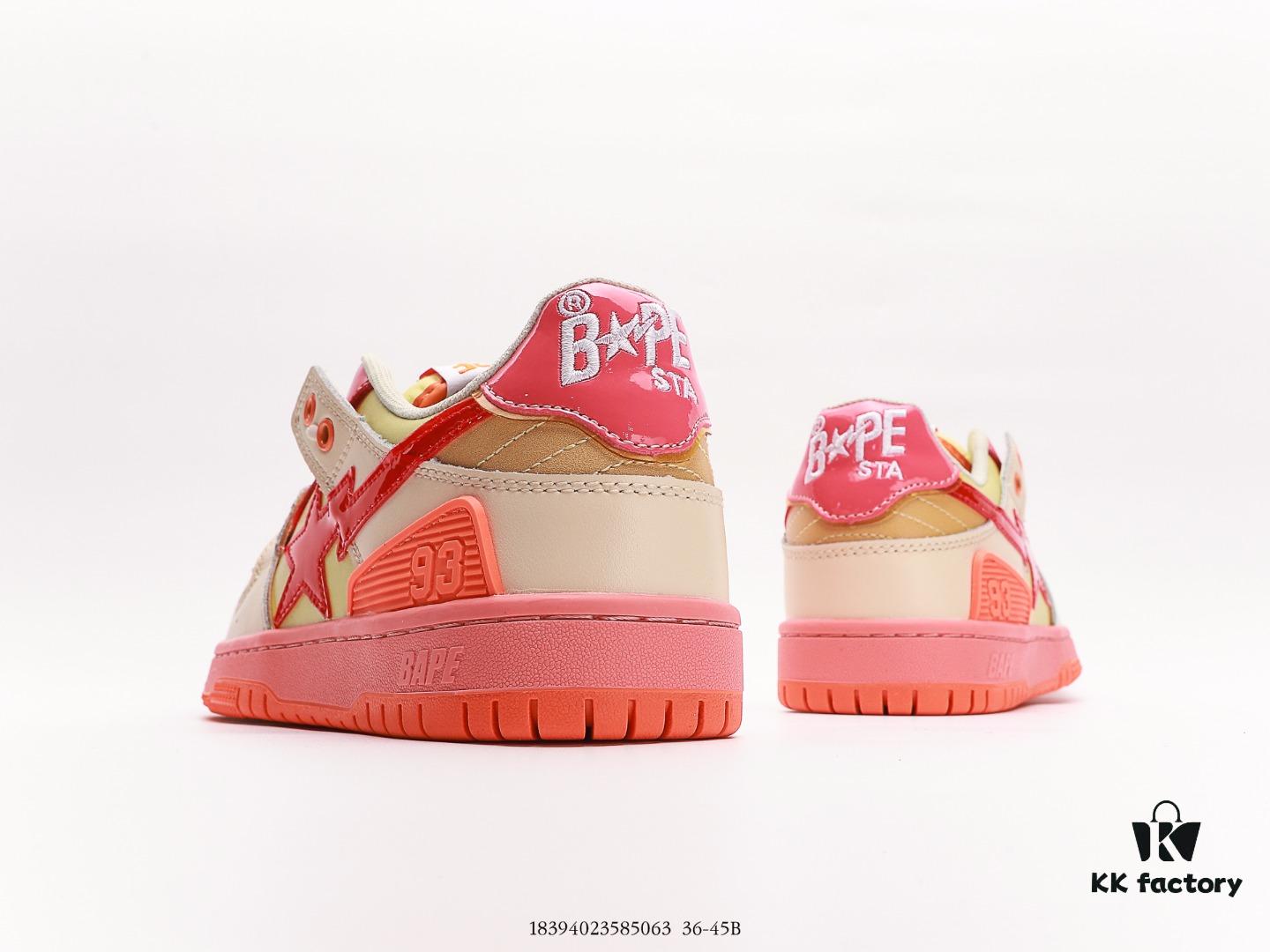 Ape Head Bape Sta Low Men's Classic Patent Leather Ape Logo Low-Top Sneakers, Celebrity Style Casual Sports Shoes