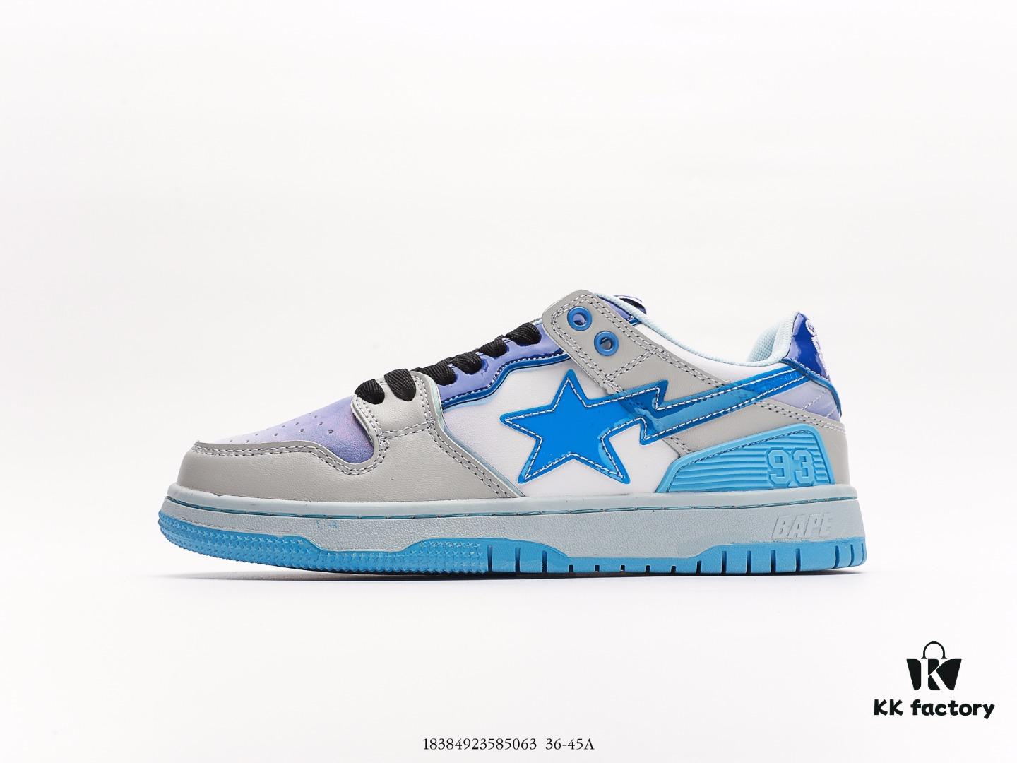 Ape Head BAPE x Air Force 1 Sta Low Classic Versatile Casual Sports Sneakers, Exclusive Private Mold, Authentic Design, Sea Glass Insole, Full-Length Air Cushion, Top-Tier Packaging, Iconic Star Logo