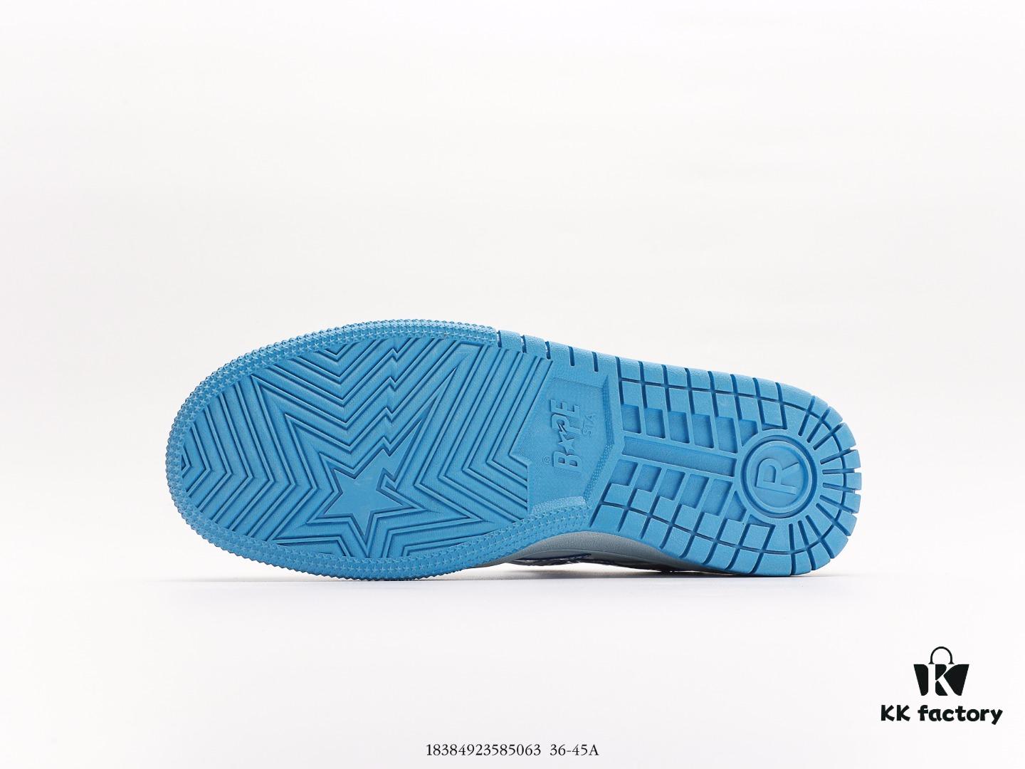 Ape Head BAPE x Air Force 1 Sta Low Classic Versatile Casual Sports Sneakers, Exclusive Private Mold, Authentic Design, Sea Glass Insole, Full-Length Air Cushion, Top-Tier Packaging, Iconic Star Logo