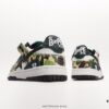 Ape Head BAPE x Air Force 1 Sta Low, Classic Versatile Low-Top Casual Sports Sneakers, Exclusive Private Mold, Pure Original Version, Iconic Ape Head Design, Authentic Silhouette, Sea Glass Insole, Full-Length Air Cushion, Premium Complete Packaging, Featuring the Highly Recognizable Star Logo