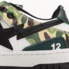 Ape Head BAPE x Air Force 1 Sta Low, Classic Versatile Low-Top Casual Sports Sneakers, Exclusive Private Mold, Pure Original Version, Iconic Ape Head Design, Authentic Silhouette, Sea Glass Insole, Full-Length Air Cushion, Premium Complete Packaging, Featuring the Highly Recognizable Star Logo