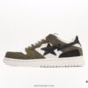Ape Head BAPE x Air Force 1 Sta Low Classic Versatile Casual Sports Sneakers, Exclusive Private Mold, Pure Original Version, Iconic Ape Head Design, Authentic Silhouette, Sea Glass Insole, Full-Length Air Cushion, Top-Tier Packaging with Highly Recognizable Star Logo