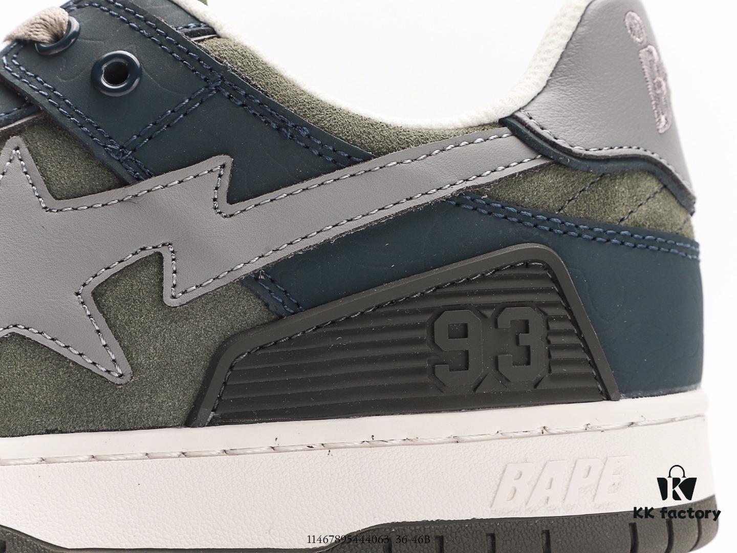 Ape Head BAPE x Air Force 1 Sta Low Classic Versatile Casual Sports Sneakers, Exclusive Private Mold, Pure Original Version, Iconic Ape Head Design, Authentic Silhouette, Sea Glass Insole, Full-Length Air Cushion, Top-Tier Packaging, Featuring the Highly Recognizable Star Logo