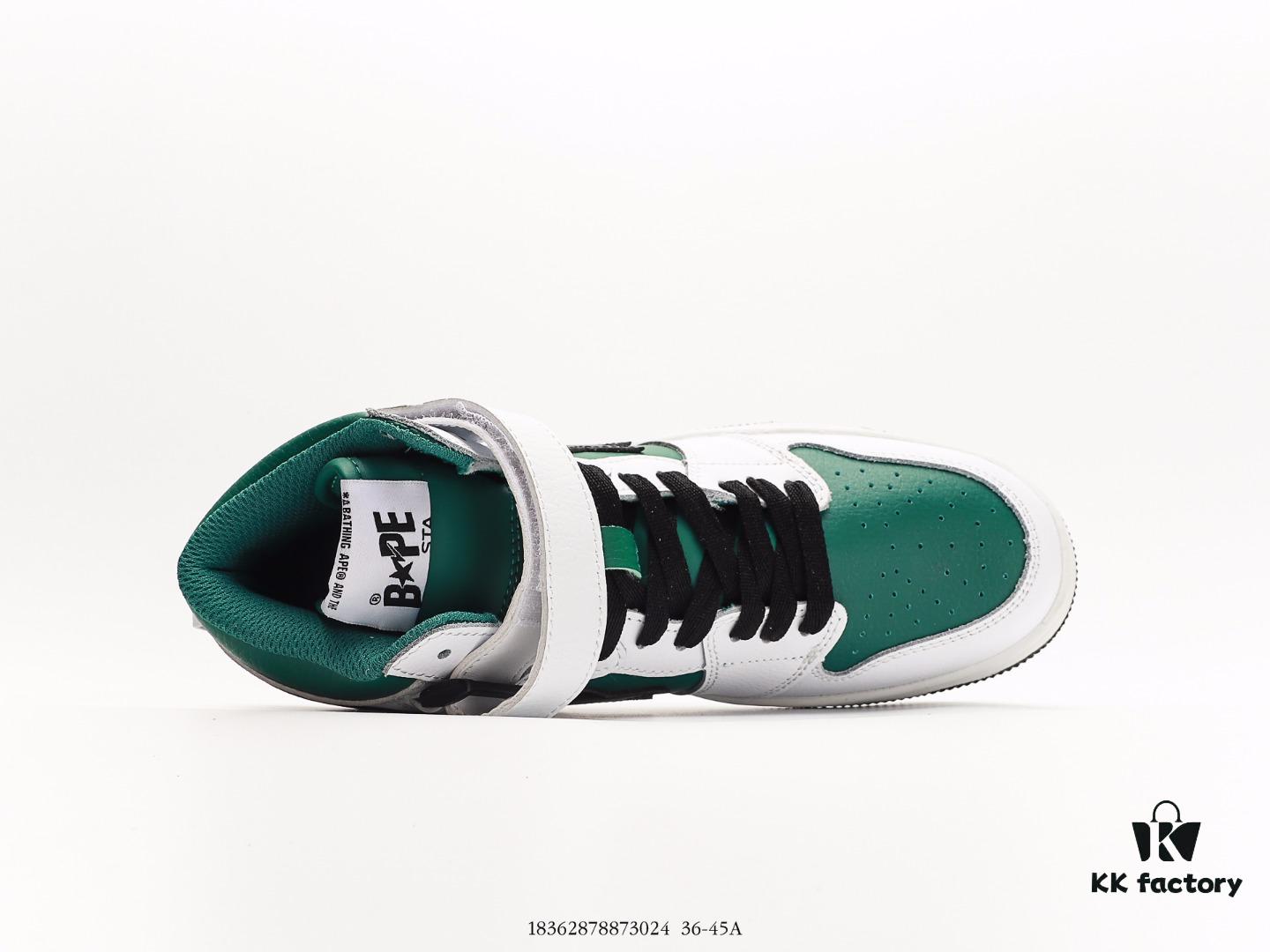Ape Head BAPE x Air Force 1 Sta Low Classic Versatile Casual Sports Sneakers, Exclusive Private Mold, Pure Original Version, Iconic Ape Head Design, Authentic Silhouette, Sea Glass Insole, Full-Length Air Cushion, Top-Tier Packaging, Highly Recognizable Star Logo