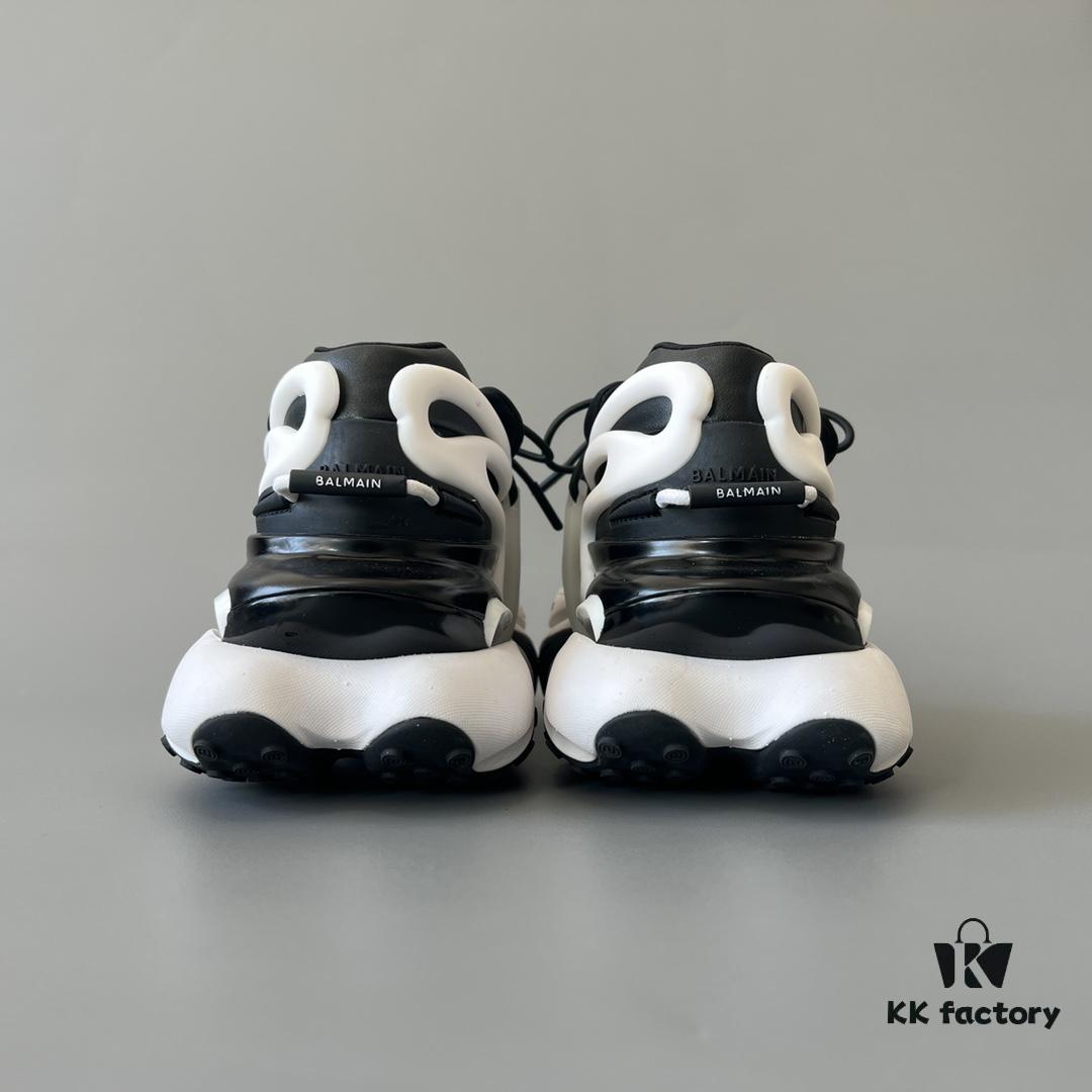 Balmain Yacht Shoes Black and White