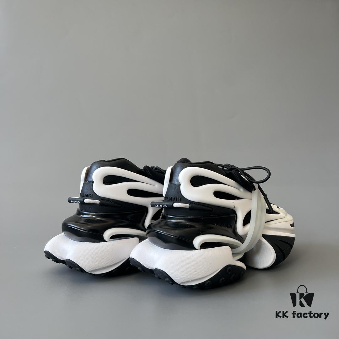 Balmain Yacht Shoes Black and White