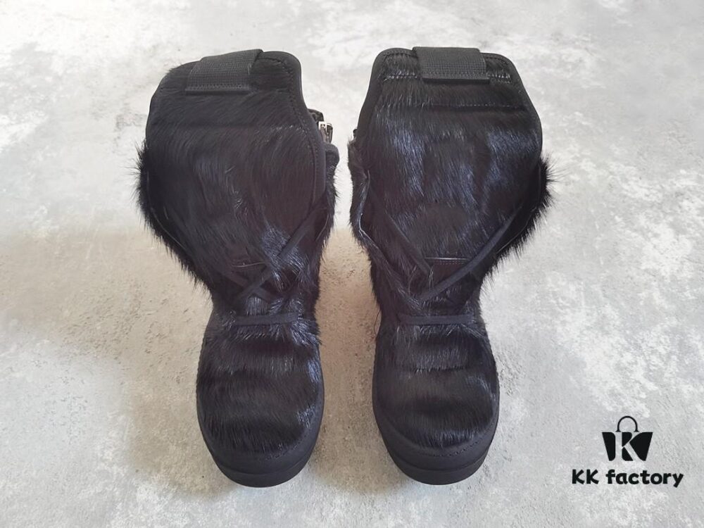 Rick Owens Black Horsehair Inverted Triangle Design