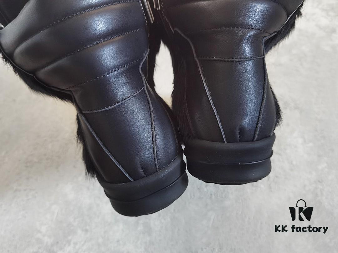 Rick Owens Black Horsehair Inverted Triangle Design