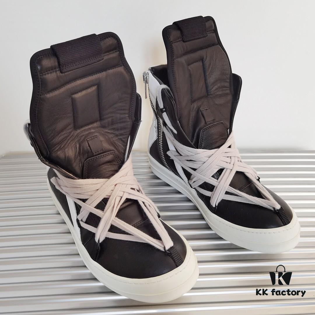 Rick Owens Black and White Tied Inverted Triangle