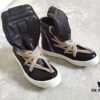 Rick Owens All-Black Harness Reverse Triangle Shoes