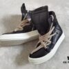 Rick Owens All-Black Harness Reverse Triangle Shoes