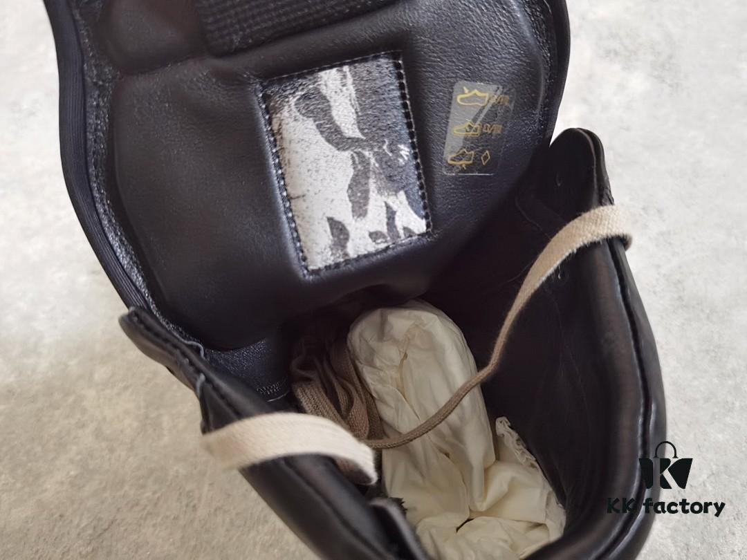 Rick Owens All-Black Harness Reverse Triangle Shoes