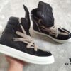 Rick Owens All-Black Harness Reverse Triangle Shoes
