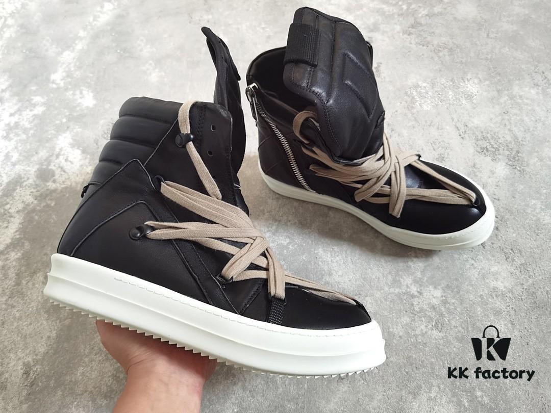 Rick Owens All-Black Harness Reverse Triangle Shoes