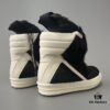 Rick Owens Horsehair Black and White Inverted Triangle