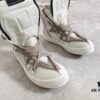 Rick Owens All-White Lace-Up Reverse Triangle