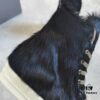 Rick Owens Horsehair High-top Lace-up Shoes