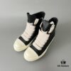 Rick Owens 2022 New Arrival Chunky Lace Series - Mainline Black High-Top Leather Lace-Up Shoes