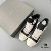 Rick Owens 2022 New Arrival Chunky Lace Series - Mainline Black High-Top Leather Lace-Up Shoes