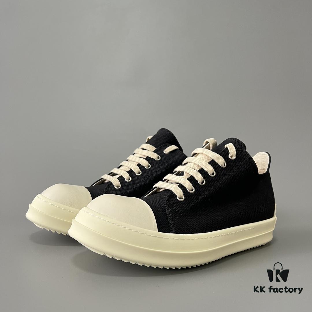 Rick Owens DRKSHDW Classic Canvas Low-top Lace-up with Back Tab