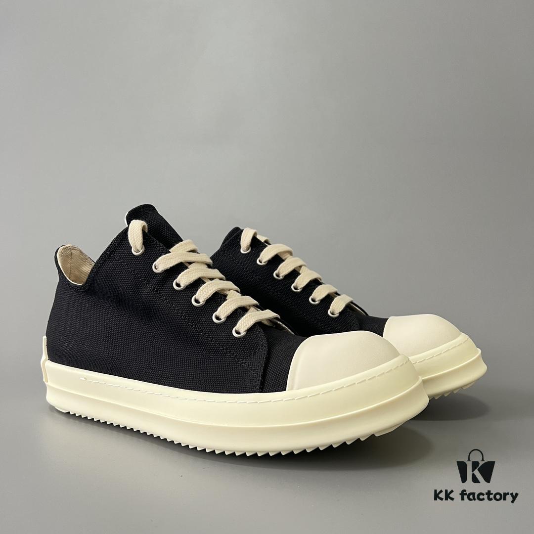 Rick Owens DRKSHDW Classic Canvas Low-top Lace-up with Back Tab