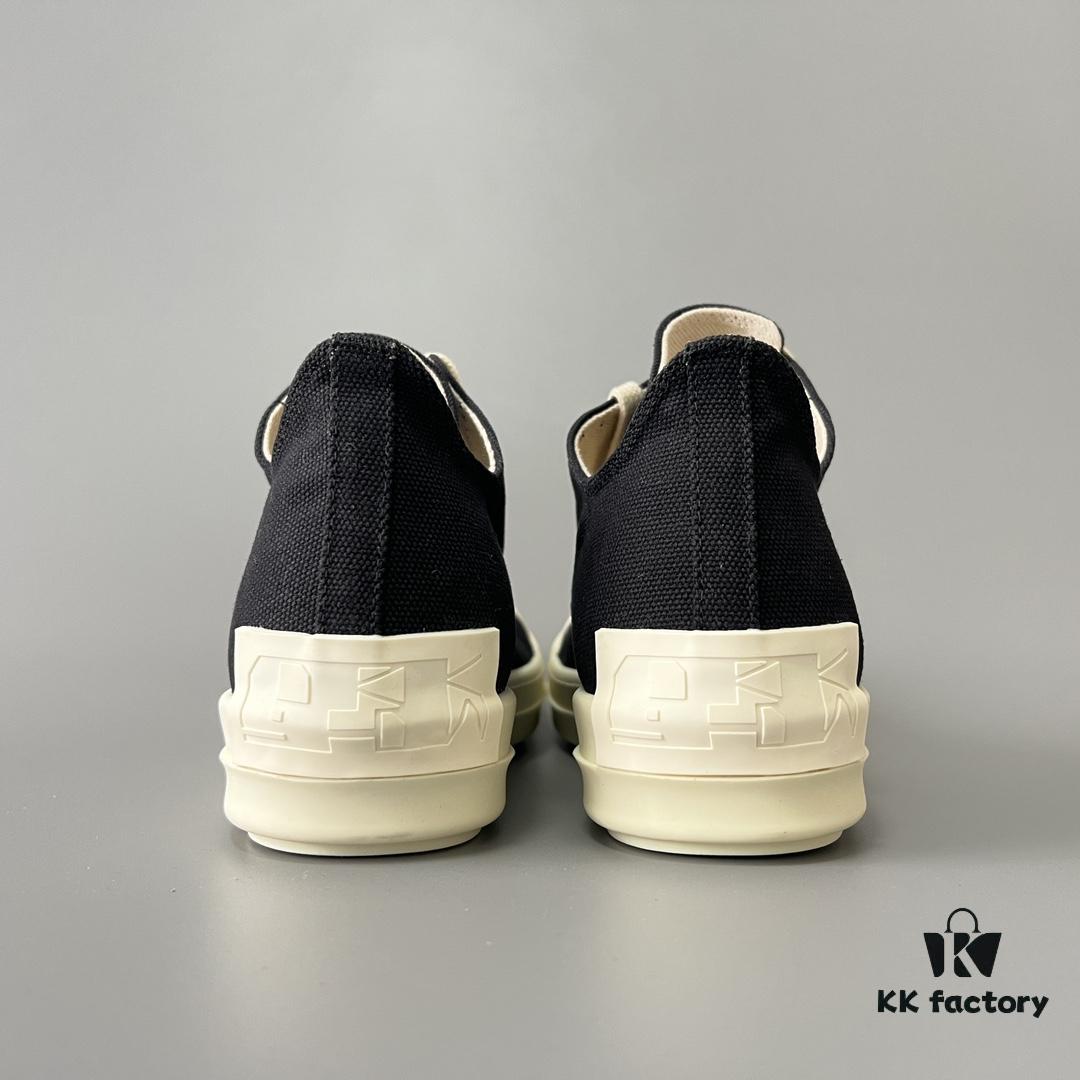 Rick Owens DRKSHDW Classic Canvas Low-top Lace-up with Back Tab