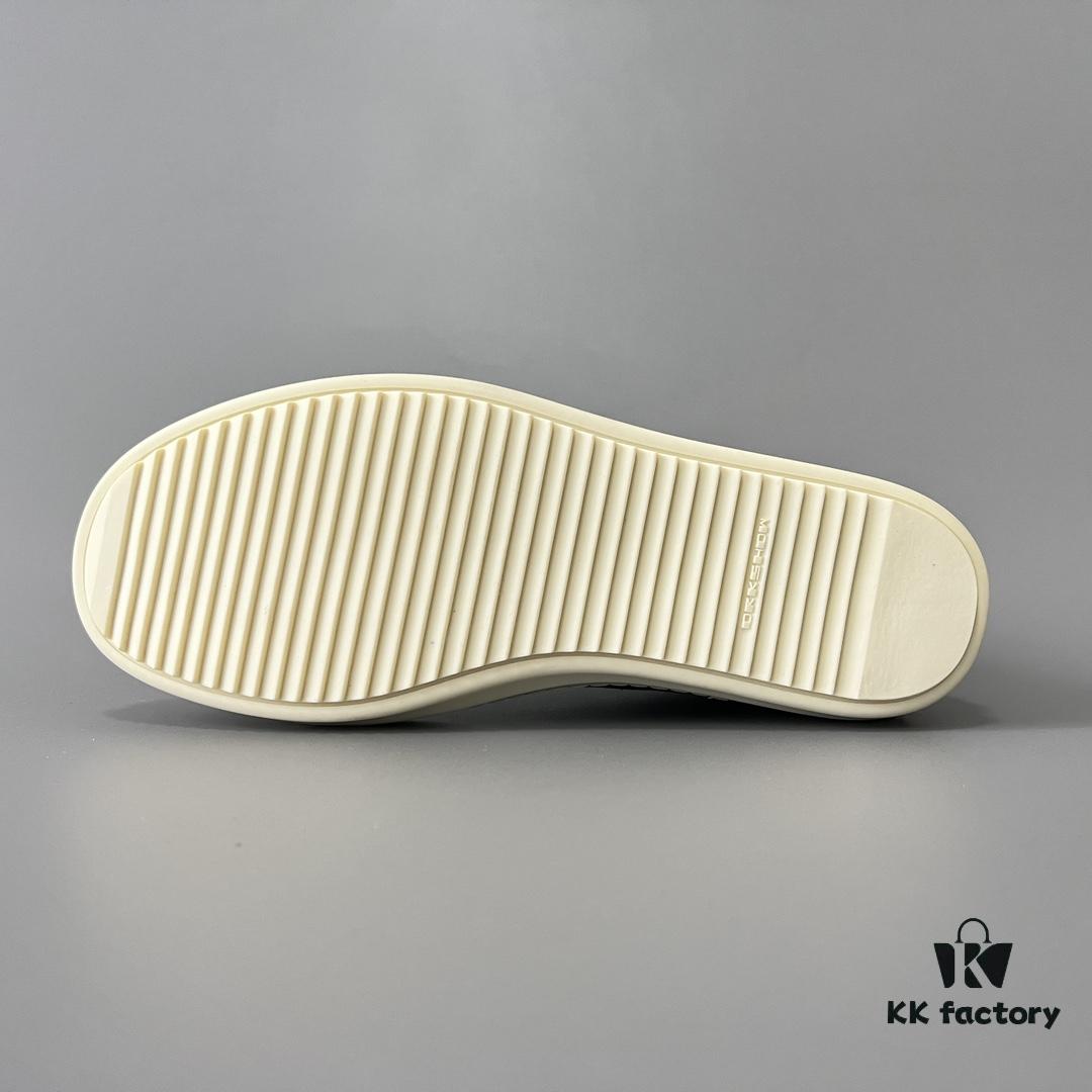 Rick Owens DRKSHDW Classic Canvas Low-top Lace-up with Back Tab