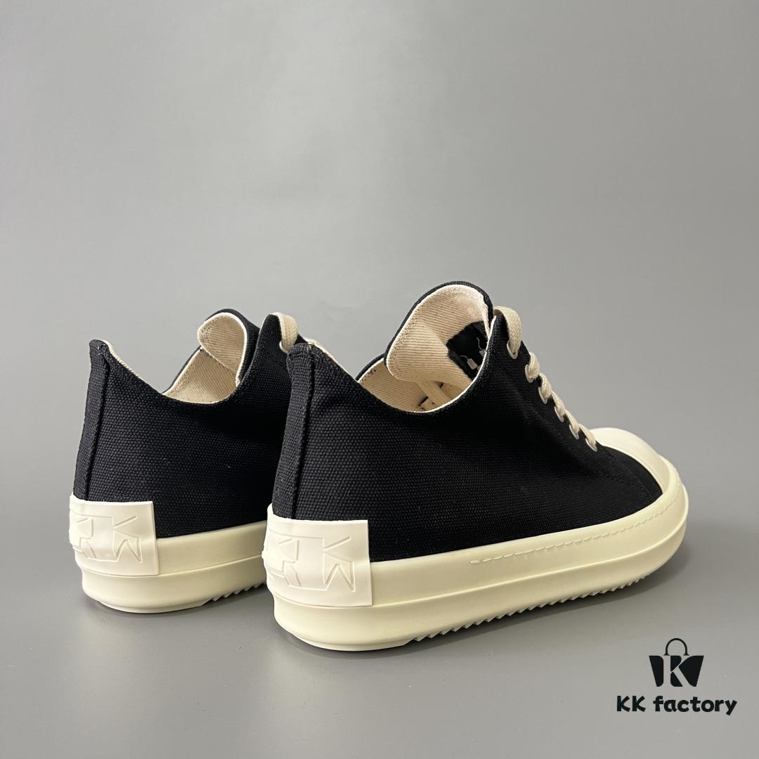 Rick Owens DRKSHDW Classic Canvas Low-top Lace-up with Back Tab