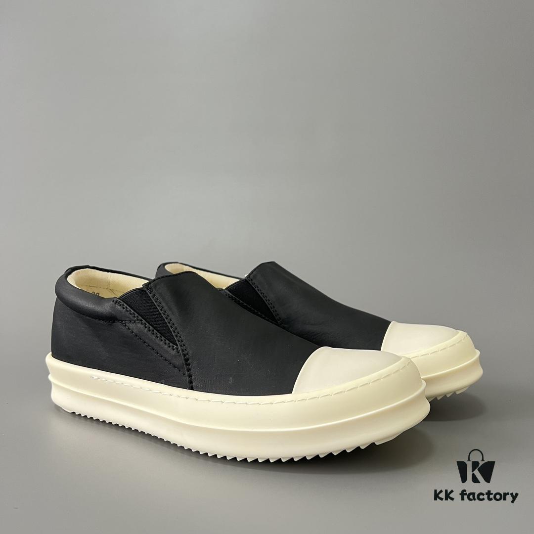 Rick Owens DRKSHDW Slip-on Black Nylon Silk Composite