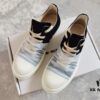 Rick Owens DRKSHDW High-Top Canvas White Crinkle
