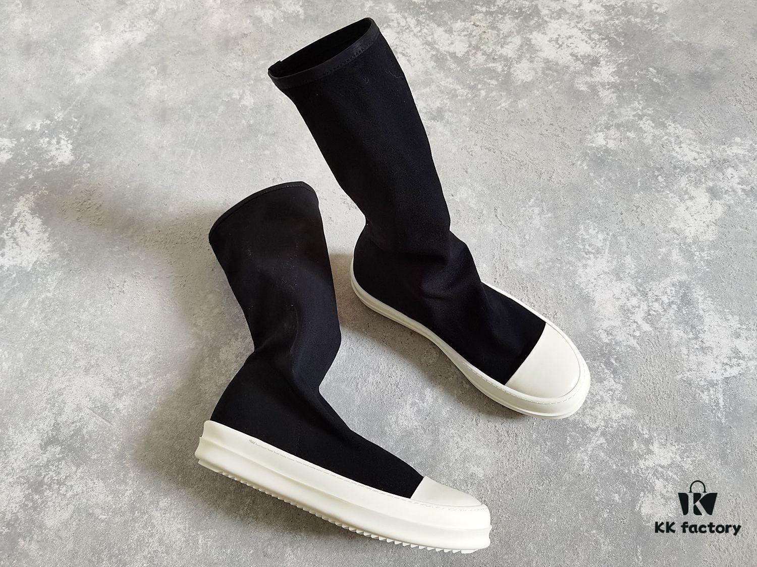 Rick Owens DRKSHDW Elastic Canvas Low-Top Boots