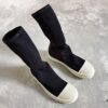 Rick Owens DRKSHDW Elastic Canvas Low-Top Boots