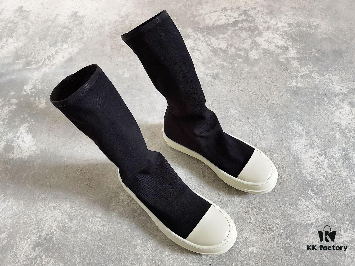 Rick Owens DRKSHDW Elastic Canvas Low-Top Boots
