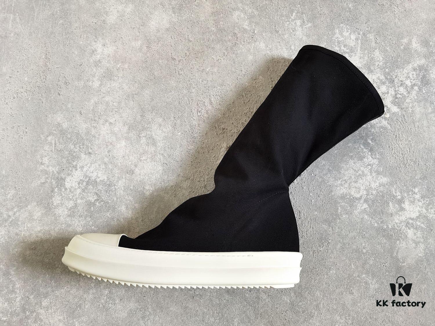 Rick Owens DRKSHDW Elastic Canvas Low-Top Boots