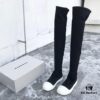Rick Owens DRKSHDW Elastic Canvas Over-the-Knee Boots