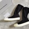 Rick Owens DRKSHDW Elastic Canvas Low-Top Boots