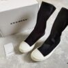 Rick Owens DRKSHDW Elastic Canvas Low-Top Boots