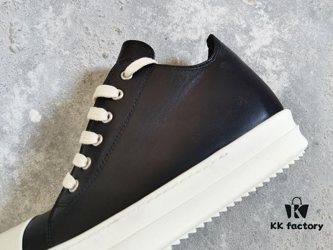 Rick Owens Low-top Lace-up Leather Converse