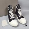 Rick Owens High-Top Lace-Up Leather Converse