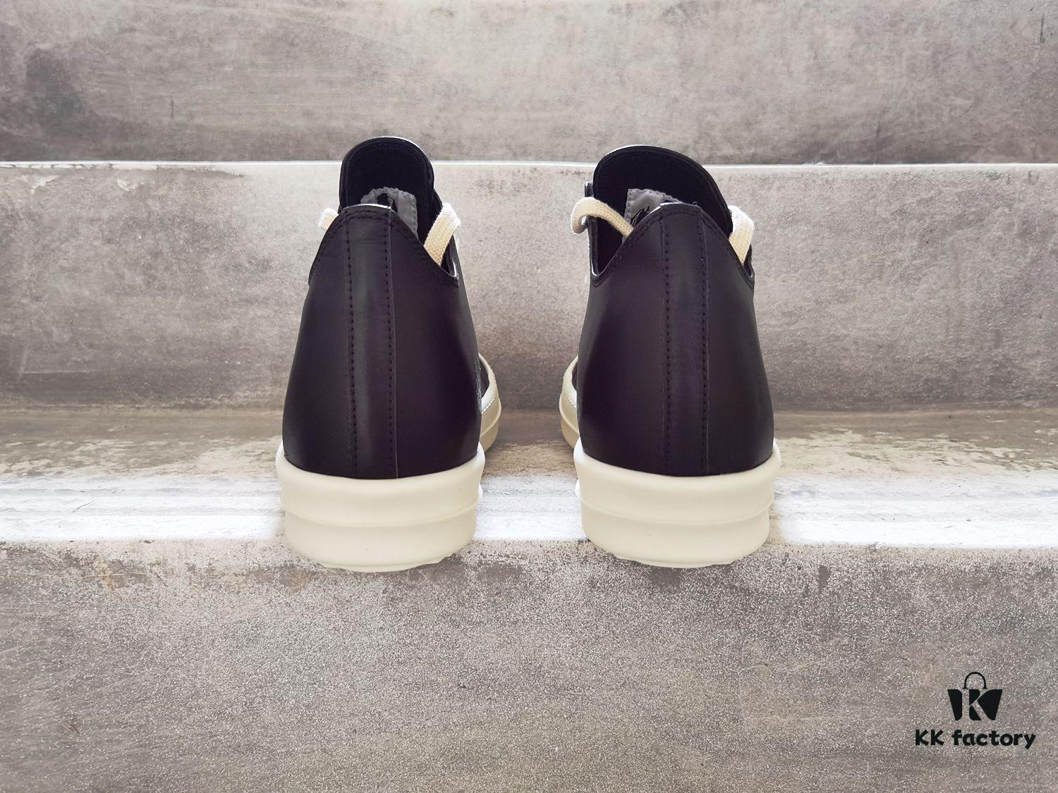 Rick Owens Low-top Lace-up Leather Converse