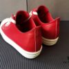 Rick Owens Deep Crimson Leather Low-top Shoes