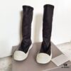 Rick Owens Mid-Cut Elastic Boots in Genuine Sheepskin