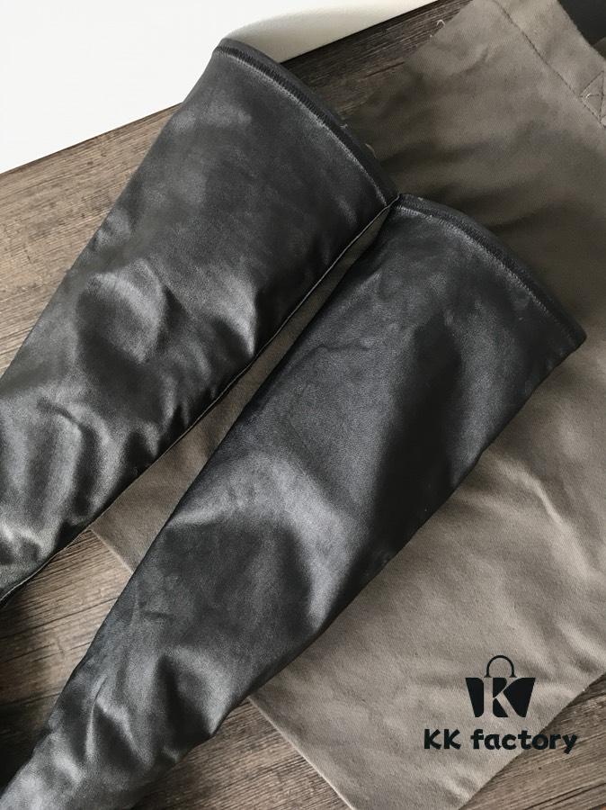 Rick Owens High-End Elastic Boots Made of Genuine Lamb Leather