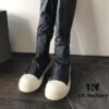 Rick Owens High-End Elastic Boots Made of Genuine Lamb Leather