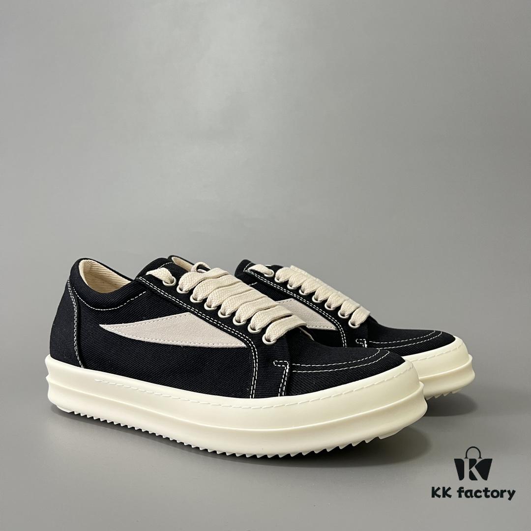 Rick Owens DRKSHDW-inspired Twill Low-top Vans Style