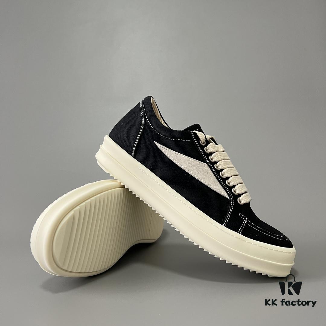 Rick Owens DRKSHDW-inspired Twill Low-top Vans Style