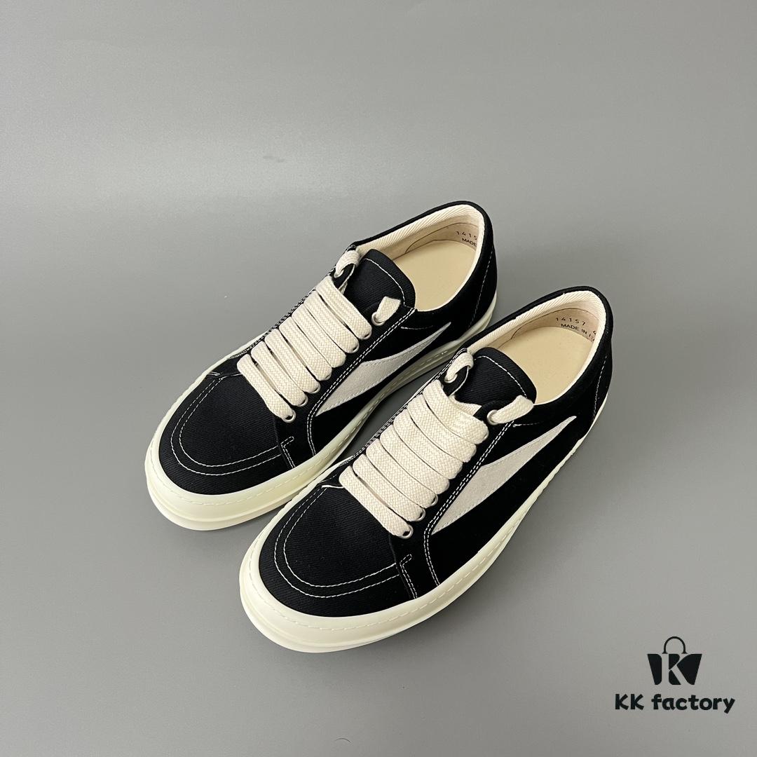 Rick Owens DRKSHDW-inspired Twill Low-top Vans Style
